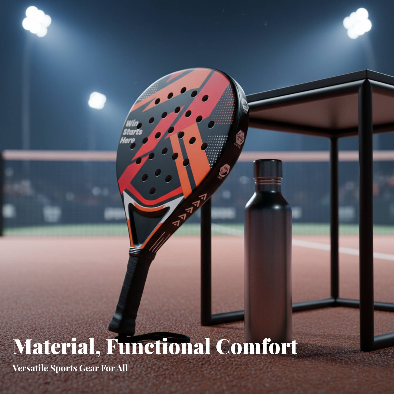 Badminton Player - Racket Sport Paddle Strong Spring Padel