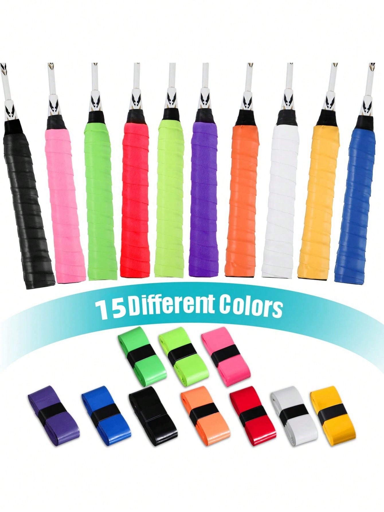 Badminton Vs Tennis - PU Tennis Badminton Overgrip Dry sweat-absorbent