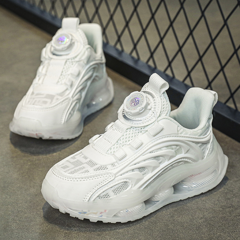 Children's White School Shoes  - Badminton Junior 评论和价格