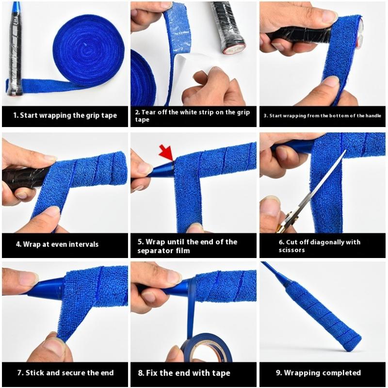 *New 1Set 5m/10m Towel Glue Gr - Badminton Grip Tape 评论和价格